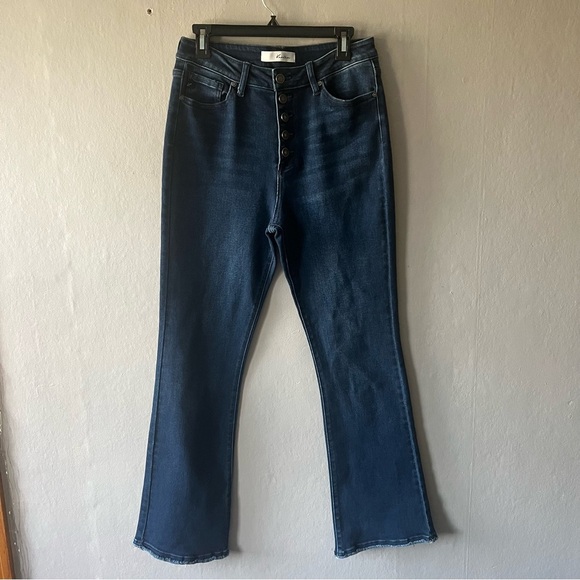 KanCan Rainn Ultra High Rise Flare Jeans Size 11/29 - Picture 1 of 6